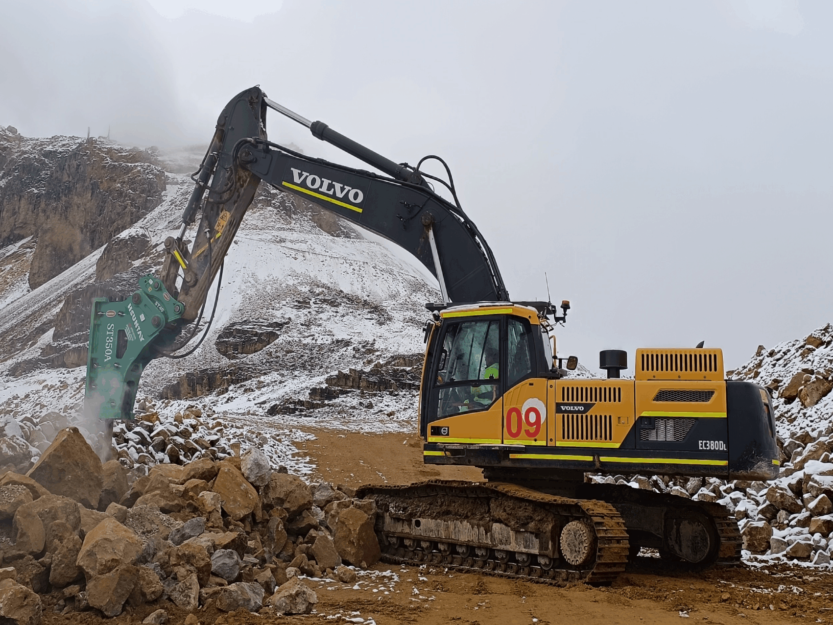 martillos hidráulicos para excavadoras.
