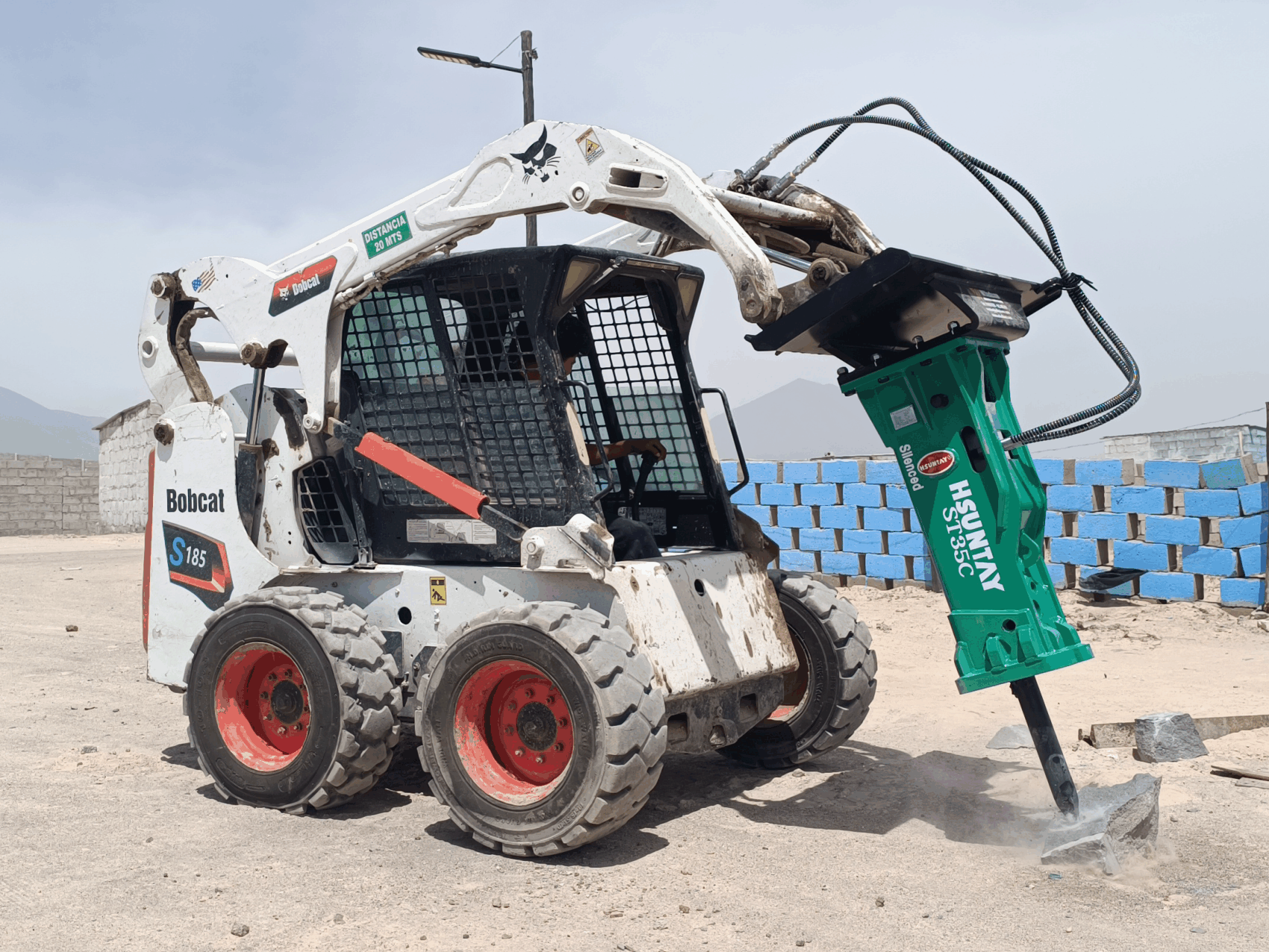 martillos hidráulicos para minicargador