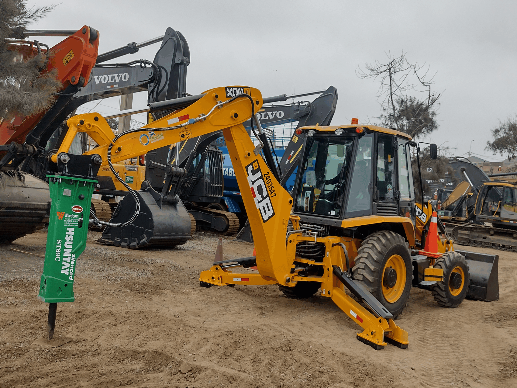 martillos hidráulicos para retroexcavadora